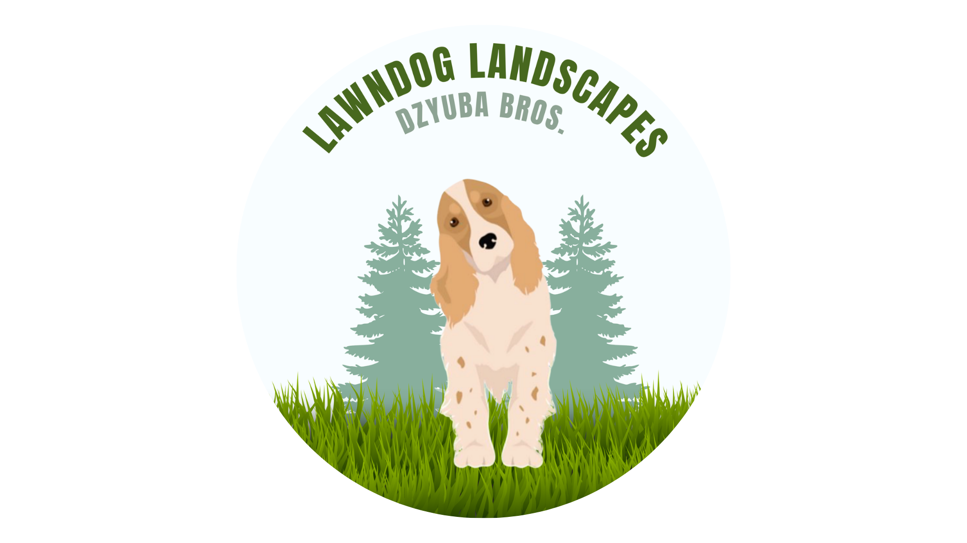 Lawndog Landscapes Dzyuba Bros. logo